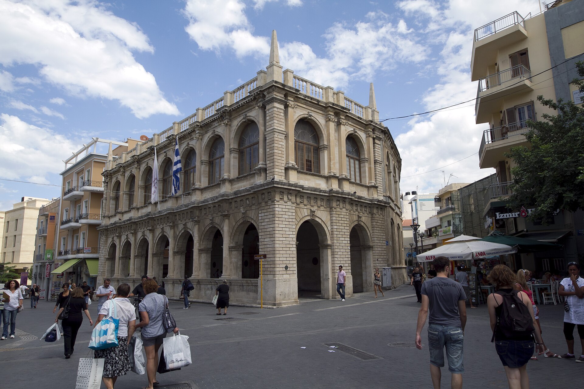 The Venetian Loggia building in central Heraklion